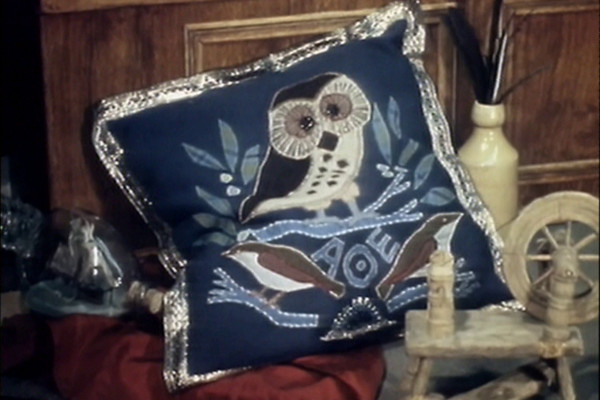 The cushion in question. Apologies if this first review feels a little 'made up on the spot' in places... it's because I wrote up about how much Madeleine appears in it, only to later realise she appears even MORE in The Frog Princess, so I used the original text for that instead and then was left with nothing for this