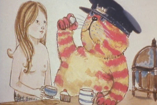 Honestly, I know it's just a CARTOON, but I still felt REALLY dodgy screencapping that. I even prepared a censored version with a black bar across it, but thought that was maybe going too far...