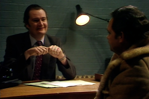 Jim Broadbent, sticking just the right side of OTT as Slater